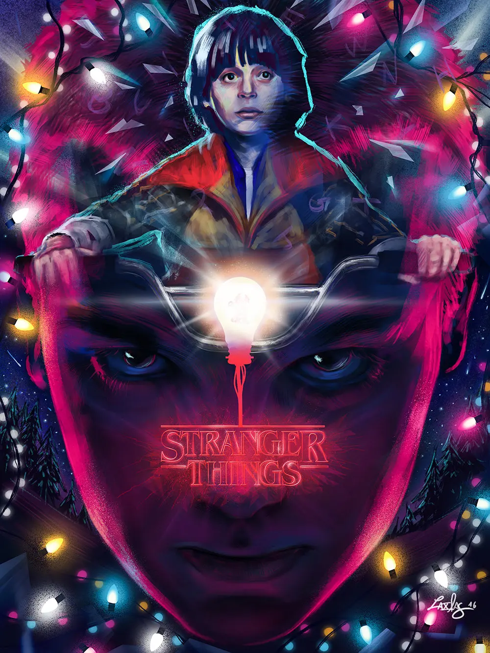 Stranger Things Sc-fi Propaganda Terror Poster Classic Retro Vintage Kraft Canvas DIY Wall Sticker Home Posters Decoration |