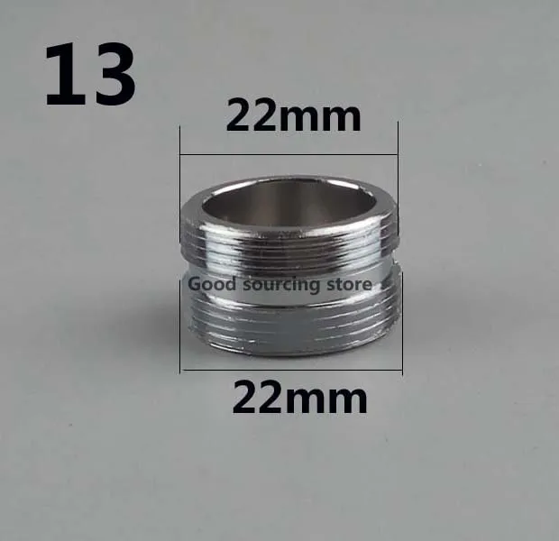 16 18 20 22 24 мм G3/4 G1/2 кухонный очиститель воды кран аэратор адаптер, очиститель воды аксессуары - Цвет: Male 22 - Male 22