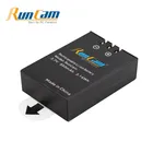 Запасные части для экшн-камеры Runcam 2 3s, перезаряжаемая батарея 3,7 в, 850 мАч, 3,14 Втч, литий-ионная батарея RC2-09, аксессуары для РУ моделей
