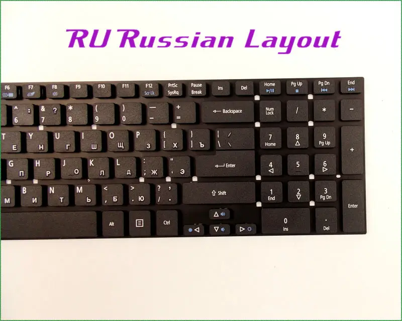Русская клавиатура для ноутбука Новая русская Gateway NV55 NV55S NV55S14u NV55S22u NV55S09u NV55S13u NV55S15u