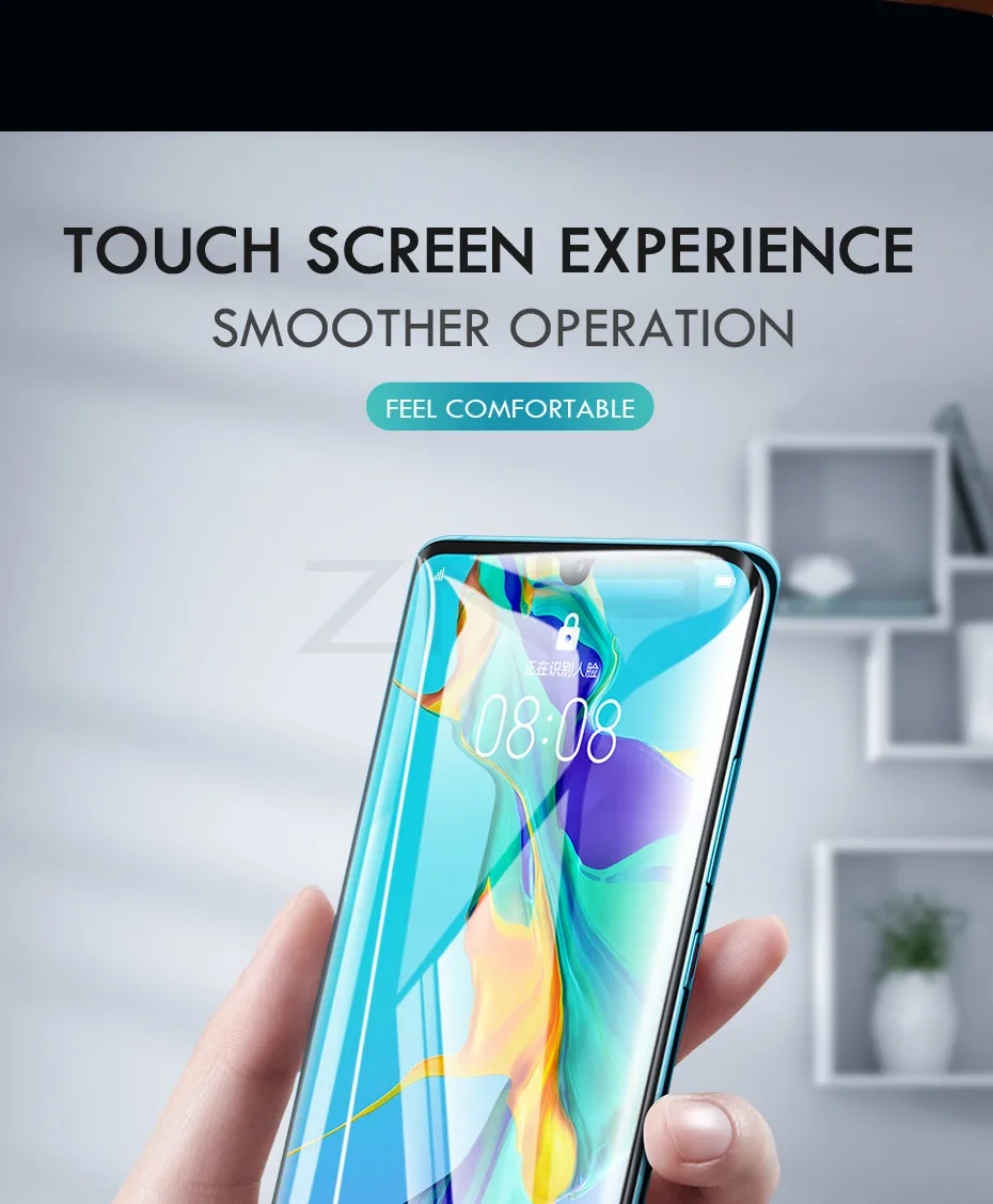 ZNP 99D полное покрытие мягкая Гидрогелевая пленка для huawei P30 Lite P20 Pro P10 Plus Защита экрана для Honor 10 9 Lite пленка не стекло