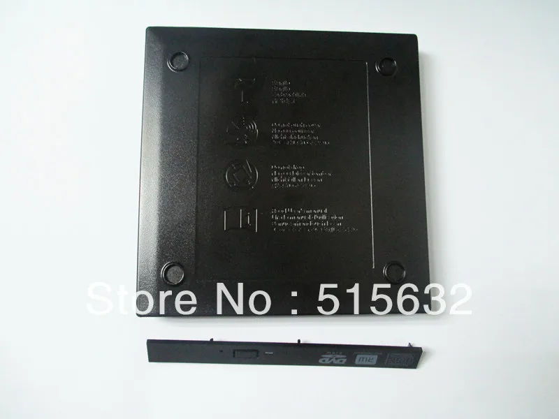 Тонкий внешний корпус USB 2 0 для привода 12 7 мм SATA CD DVD|external case|external enclosureusb 2.0 enclosure |