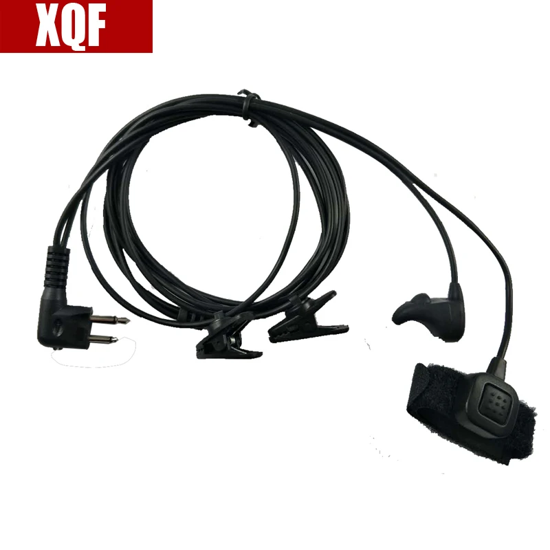XQF 2 контактный наушник для уха кости вибрирует палец PTT гарнитура Motorola GP68 GP88 GP88S