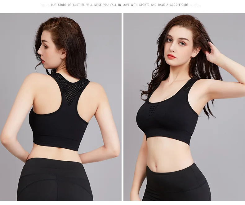 100 шт. женский спортивный бюстгальтер для йоги бега фитнеса упражнений