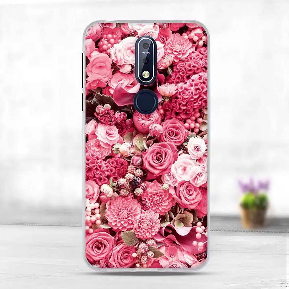 Мобильный телефон чехол для Nokia 7 1 2018 чехлы силиконовая Мягкая задняя крышка из