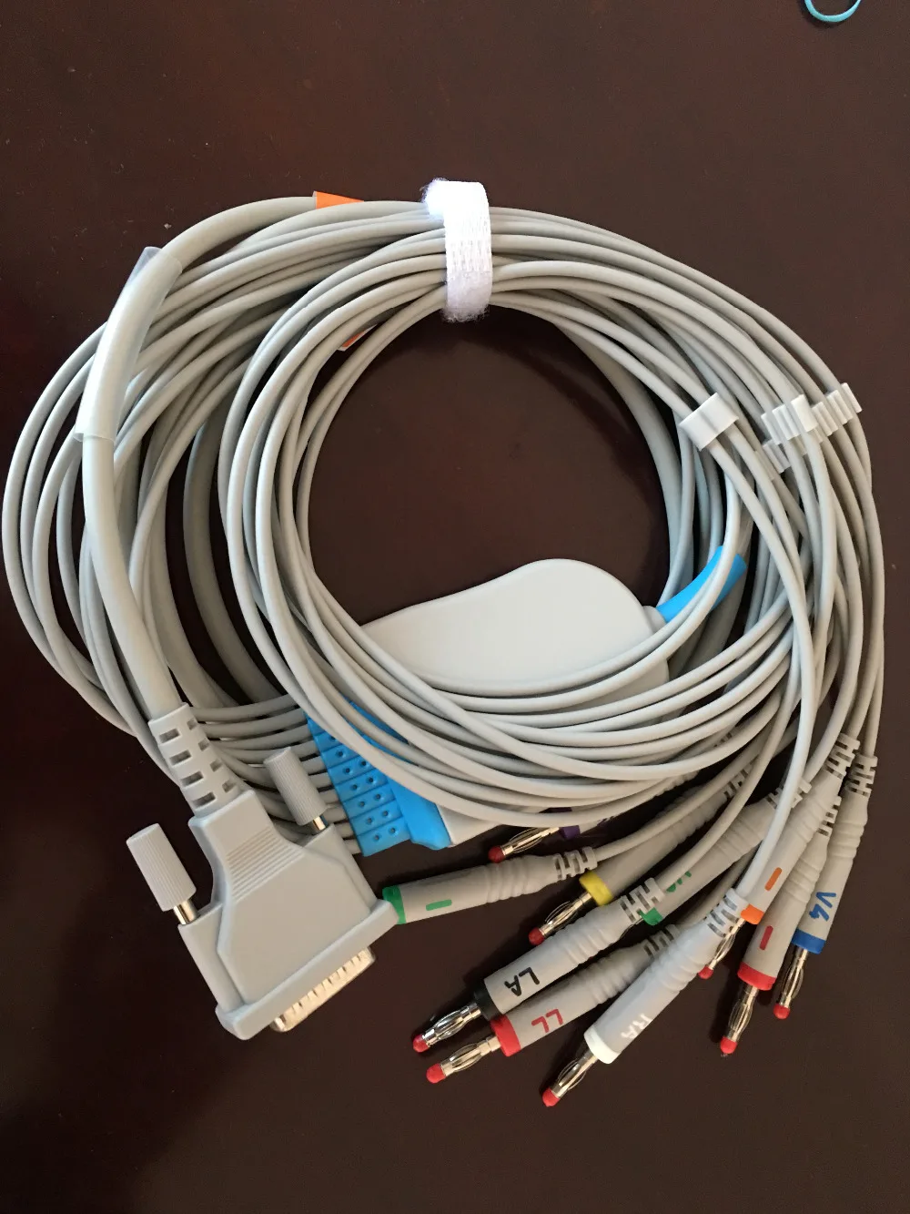 Новый совместимый кабель Schiller EKG с 10 проводами ECG schiller для пациента Banana4.0 AHA AT3 AT6 CS6