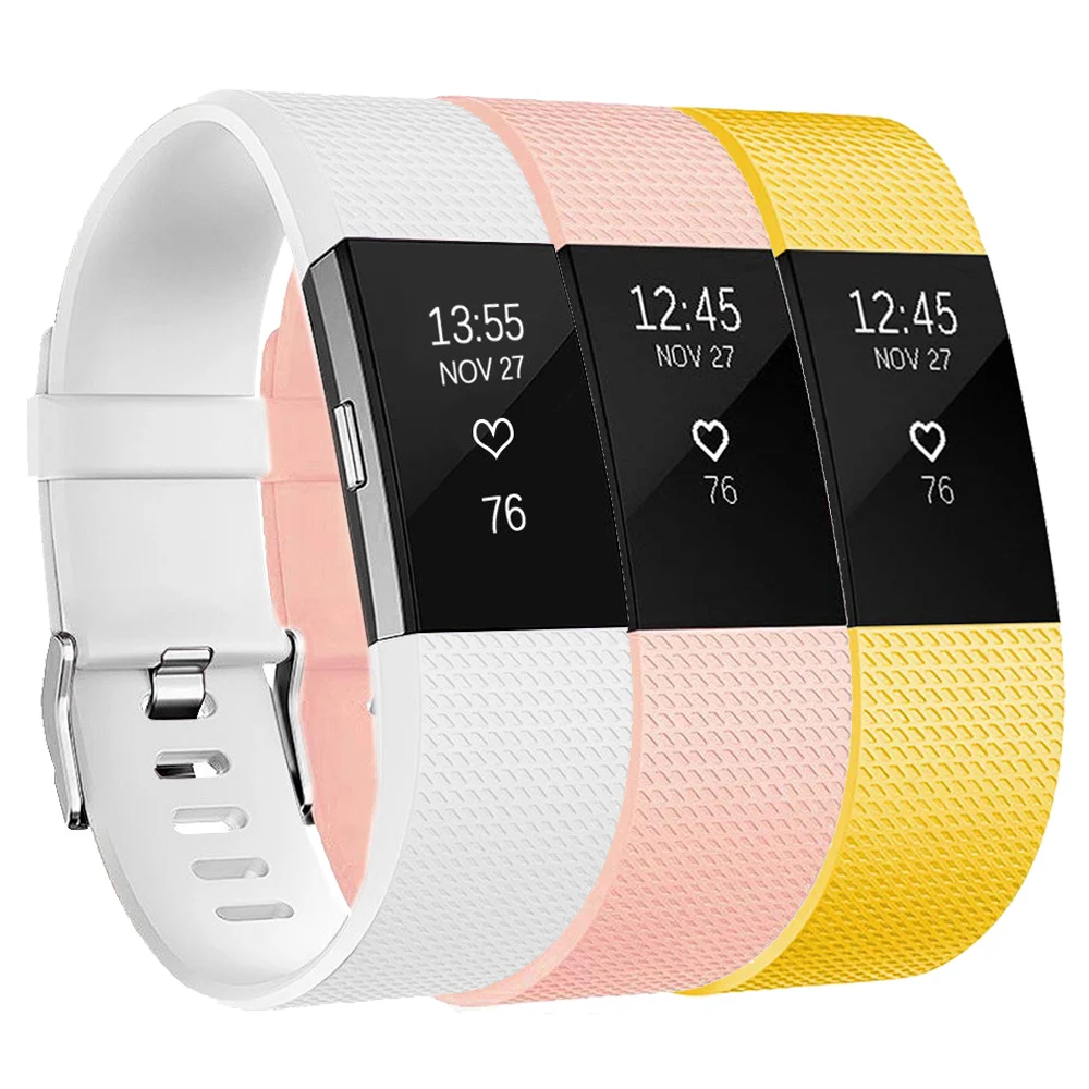 Для подгонки разрядных для Fitbit заряд 2 Смарт часы браслет на запястье спортивный