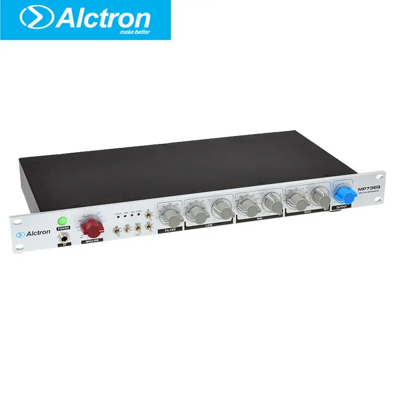 Alctron MP73EQ высокого класса микрофон/инструмент предусилитель и эквалайзер pro MIC/line