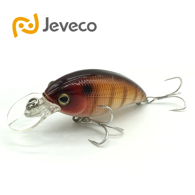 Jeveco JVC006 рыболовные приманки 53 мм/8 г 0 8 м плавающая приманка кривошипная