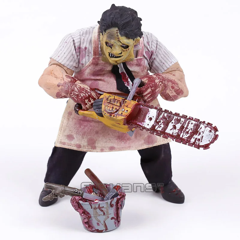 Mezco Saw Техасская бензопила резня Leatherface ПВХ фигурка Коллекционная модель игрушки