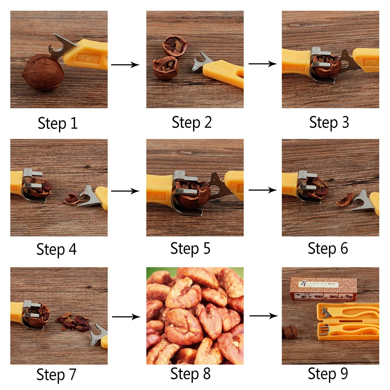 2 шт./набор многофункциональные щипцы для грецких орехов из нержавеющей стали|nut