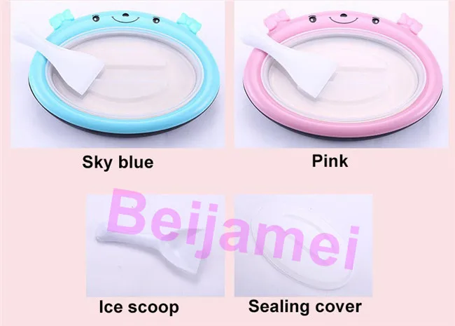 Beijamei Бытовая DIY Мини жареные льда без электричества йогуртов домашний Мороженое решений цена|Мороженицы| |