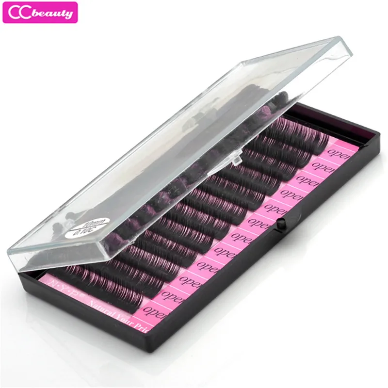 CCbeauty горячий стиль 12 шт. Индивидуальные Накладные ресницы Расширения толщиной 10