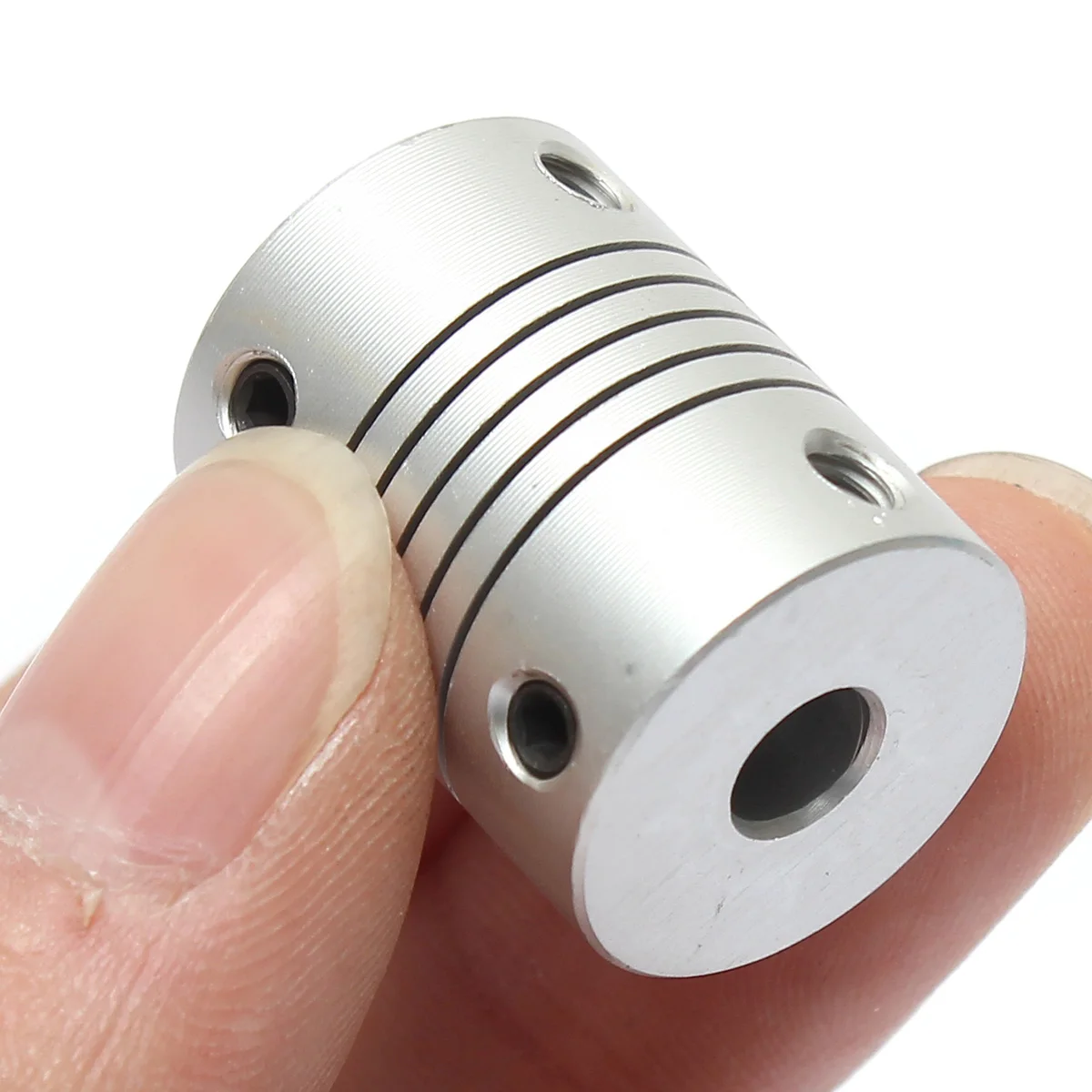 5 мм x 6 алюминиевая Гибкая муфта вала OD19mm L25mm CNC шаговый соединитель