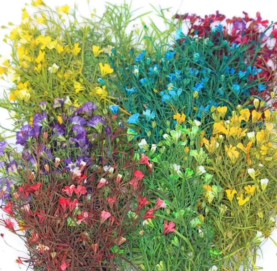 120pcs прессованный высушенный L. Цветочные растения гербарий для изготовления