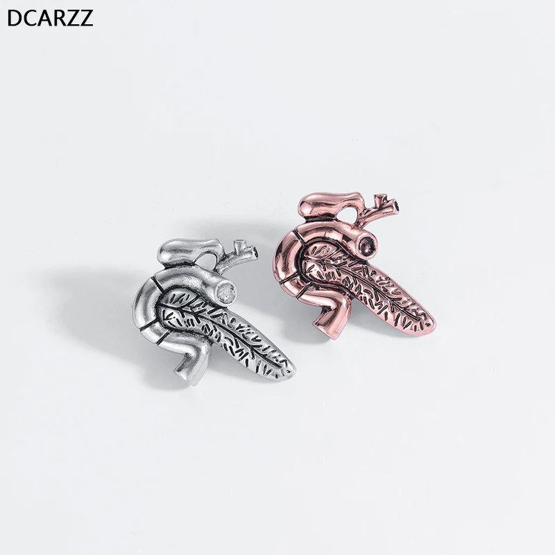 2019 Anitque Copper Pancreas Badge Pin Medical/Anatomy Pins Collar Accessories Doctor Nurse's Day Gift Medical Jewelry Wholesale |