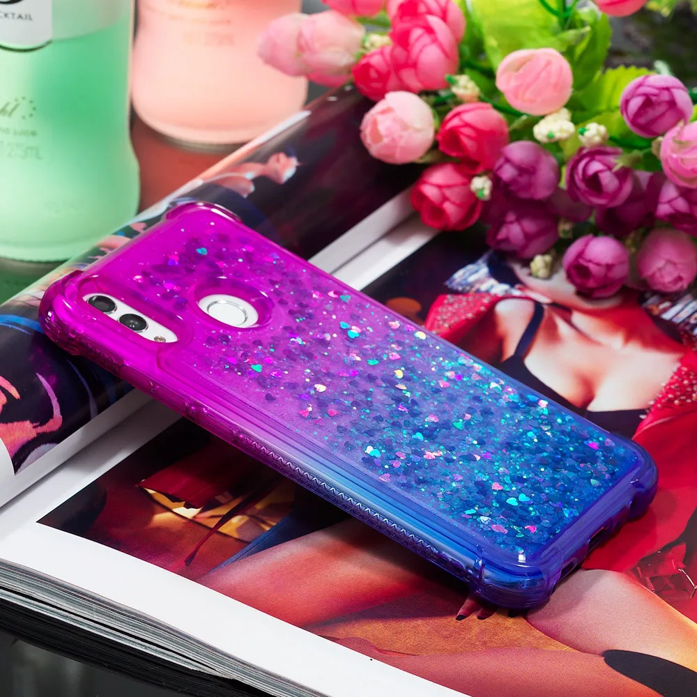 Для huawei P Smart 2019 Honor 10 lite чехол роскошные стразы с блестками звезды чехлы для