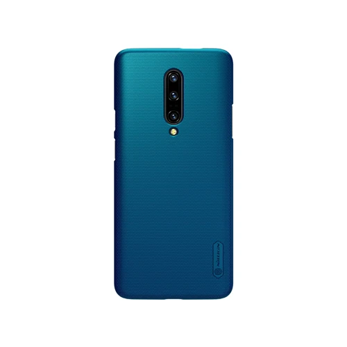 peacock blue Чехол для Oneplus 7 One Plus 7, чехол NILLKIN, суперматовый чехол для Oneplus 7 Pro, матовый чехол с держателем для телефона - Цвет: peacock blue