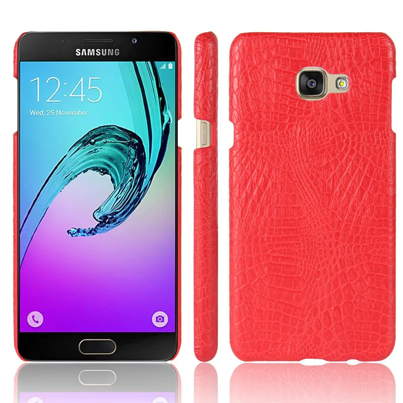 Чехол для Samsung A3 A5 A7 2016 Роскошный чехол из крокодиловой кожи SAMSUNG Galaxy (6) A310 A510