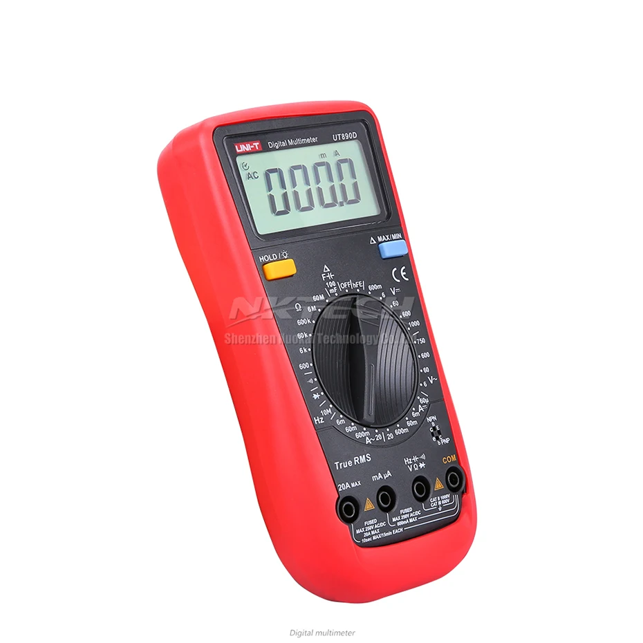 UNI T Цифровой мультиметр UT890C + UT890D True RMS AC DC Напряжение Ток Сопротивление Емкость
