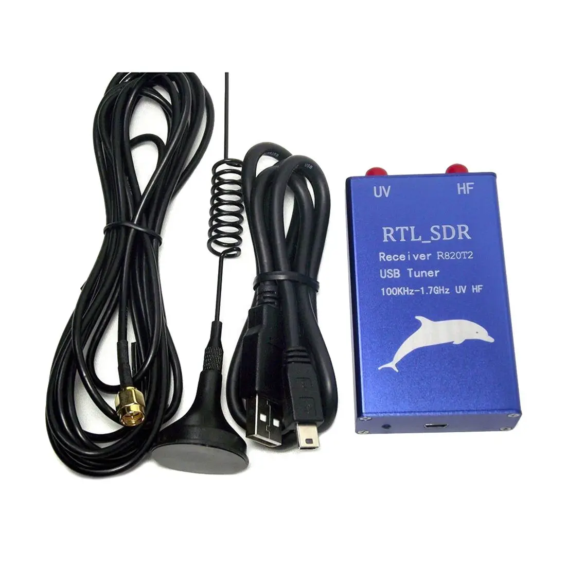 RTL2832U + R820T2 100KHz 1 7 GHz UHF VHF HF RTL.SDR USB тюнер приемник AM FM радио приемник|Радиоприёмники| |