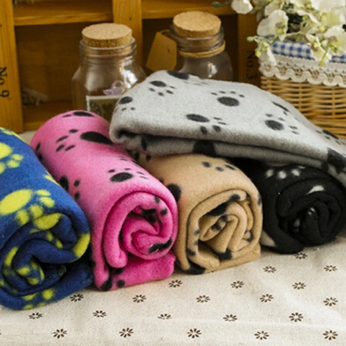 HEYPET из Корал флиса с рисунком собачки и котика кровать любимчика Одеяло мягкая