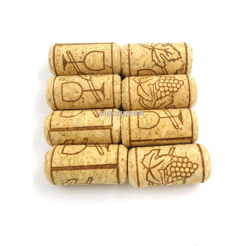 100 pcs/lot 20*40mm Convenient Unused Straight Natural Stopper Round Cork Plugs Wine Corks | Дом и сад