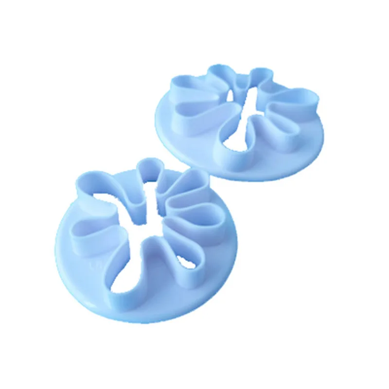 2 шт маленькие пальмовые пластиковые флип сахар помадка штамп вырезать Бисквит