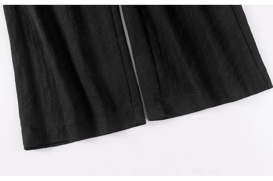 Shangege Summer Black Women Full Length Loose Straight Wide Leg Pants Elasticity High Waist Sashes Plust Size 4XL 5XL 6XL