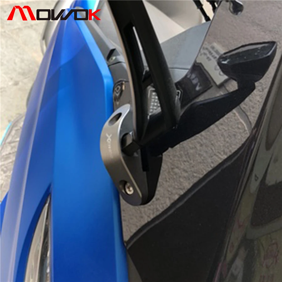 Адаптер для зеркала заднего вида KYMCO Xciting 250 300 300i NIKITA 200 мотоцикла|Накладки и