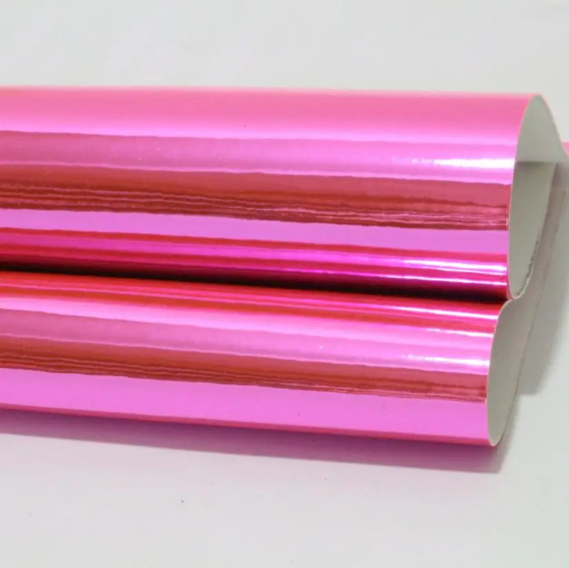 bright pink 1 шт., размер А4(21x29 см), зеркальная искусственная синтетическая кожа, ткань из искусственной кожи, искусственная кожа, аксессуары для рукоделия - Цвет: bright pink
