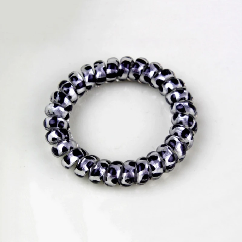 Резинка для волос эластичная веревка телефонная проволока весенний дизайн