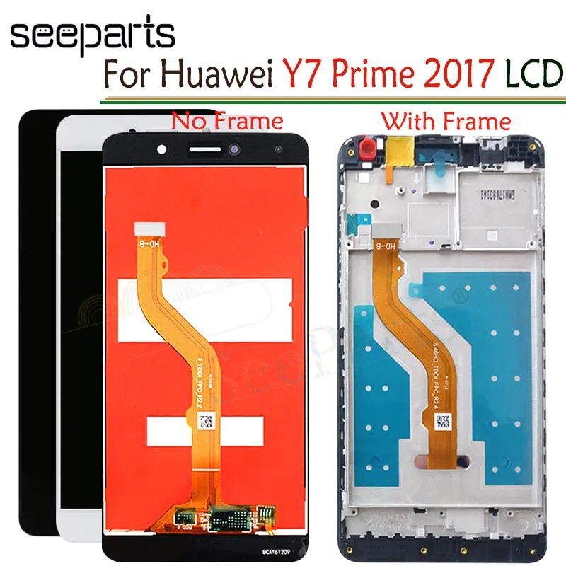 2017 версия 5 ''дисплей для HUAWEI Y7 Prime экран Enjoy 7 Plus ЖК-дисплей с сенсорным экраном