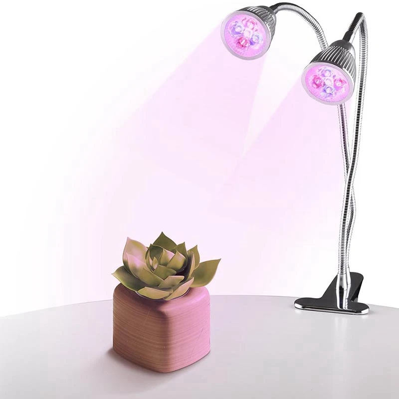 Полный спектр 10 Вт Led Grow Light 360 градусов гибкий держатель лампы клип Светодиодная
