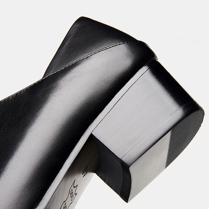 Лидер продаж официальная костюмная обувь из натуральной кожи Мужская без