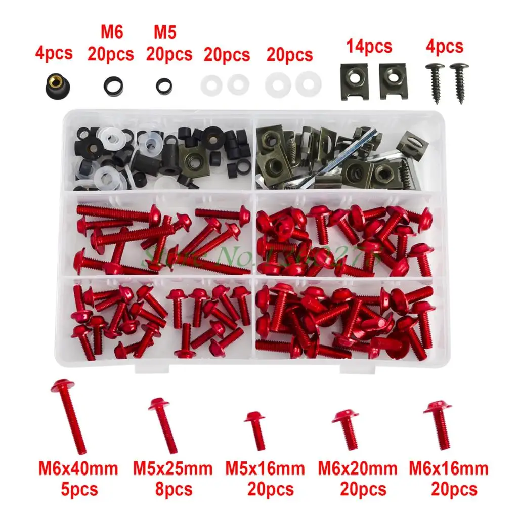 Комплект болтов для обтекателя мотоцикла крепежные зажимы винты Honda CB300 CB500 CB750 CB600