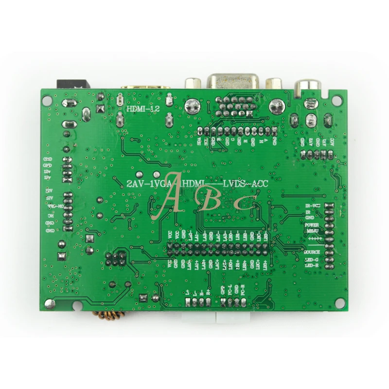 HDMI VGA 2AV Audio Video Controller Board + Inverter 30P Lvds Cable Kits for B154EW01 1280x800 1ch 6 bit LCD Display Panel | Компьютеры и