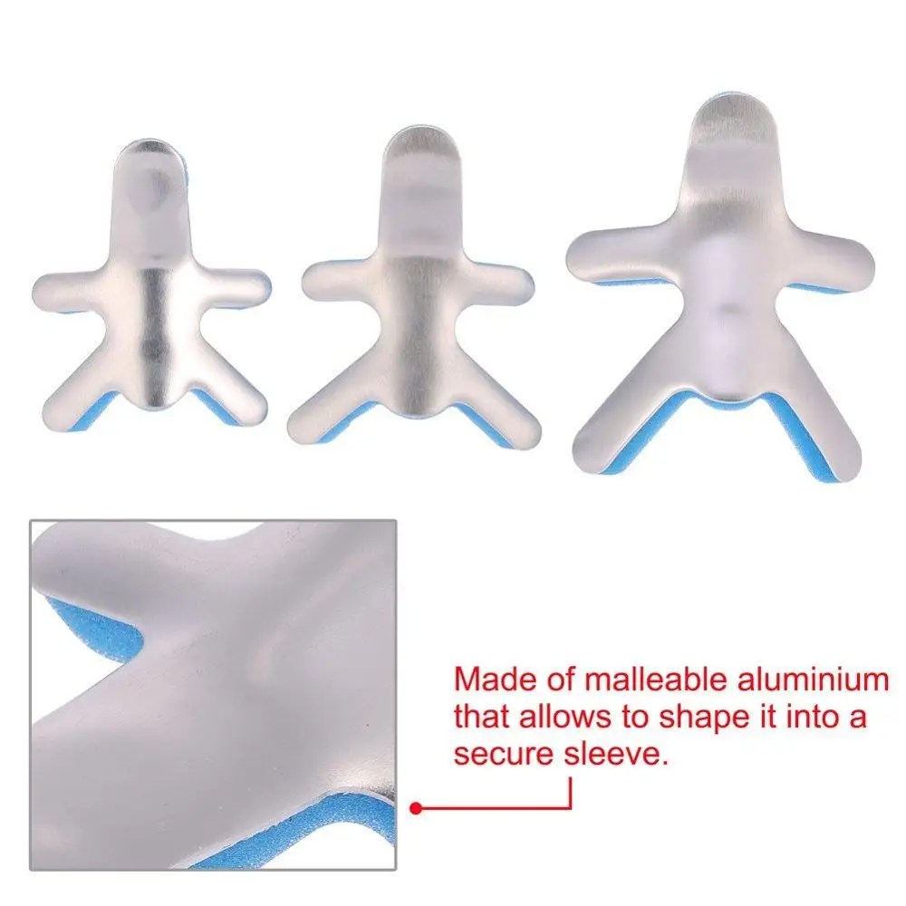 3 Size Medical Frog Phalanx Finger Splint Brace Aluminium Toad Protector Support Recovery Injury Malleable | Красота и здоровье