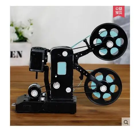 Американский Ретро деревянный железный пленочный проектор в стиле ретро модель
