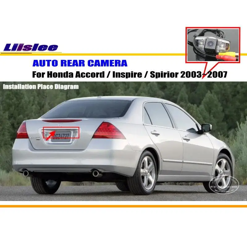 Автомобильная камера заднего вида для Honda Accord / Inspire Spirior 2003 ~ 2007 парковочная NTST