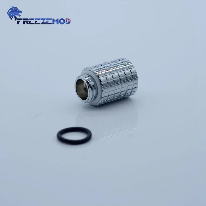 FREEZEMOD медный удлинитель с штекером на гнездо 20 мм резьба G1/4 '' компьютер кулер