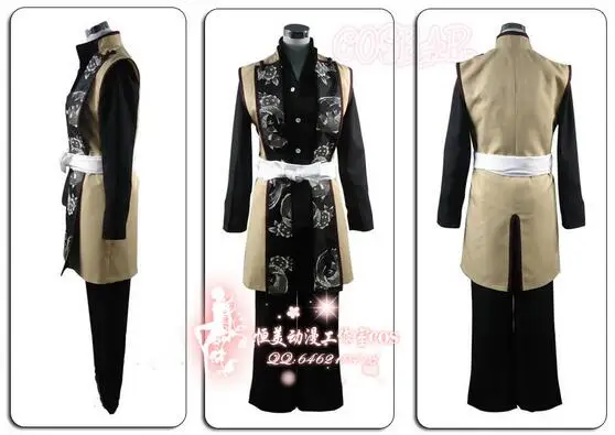 2016 Аниме Костюм Hakuoki OKITA SOUJI cosplay Shinsengumi Kazuki Yone chizulu Yukimura Косплей Hakuouki|costumes gothic|costume bow