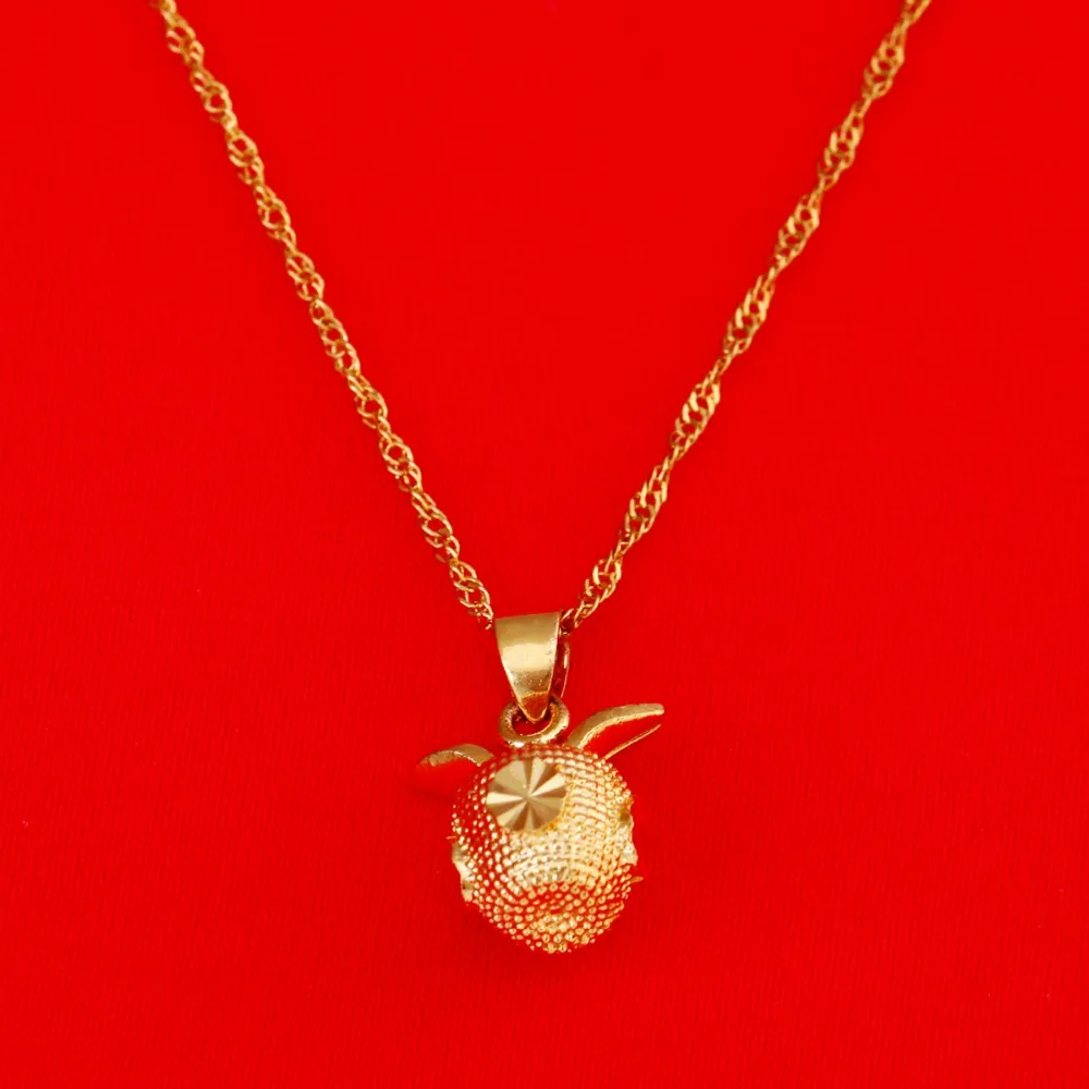 Wholesale Sale New Fashion Pendant Jewelry Gold Women Chain Apple Necklace Gift | Украшения и аксессуары