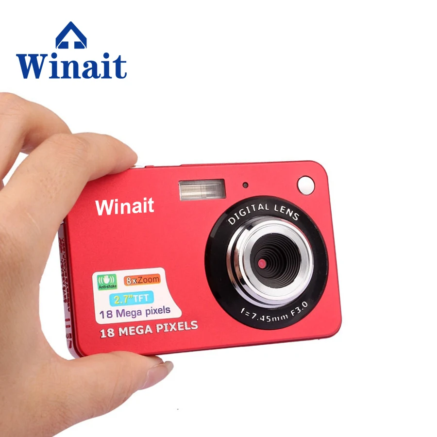 Winait цифровая фотокамера DC 530A 8x камера с перезаряжаемым литиевым аккумулятором и