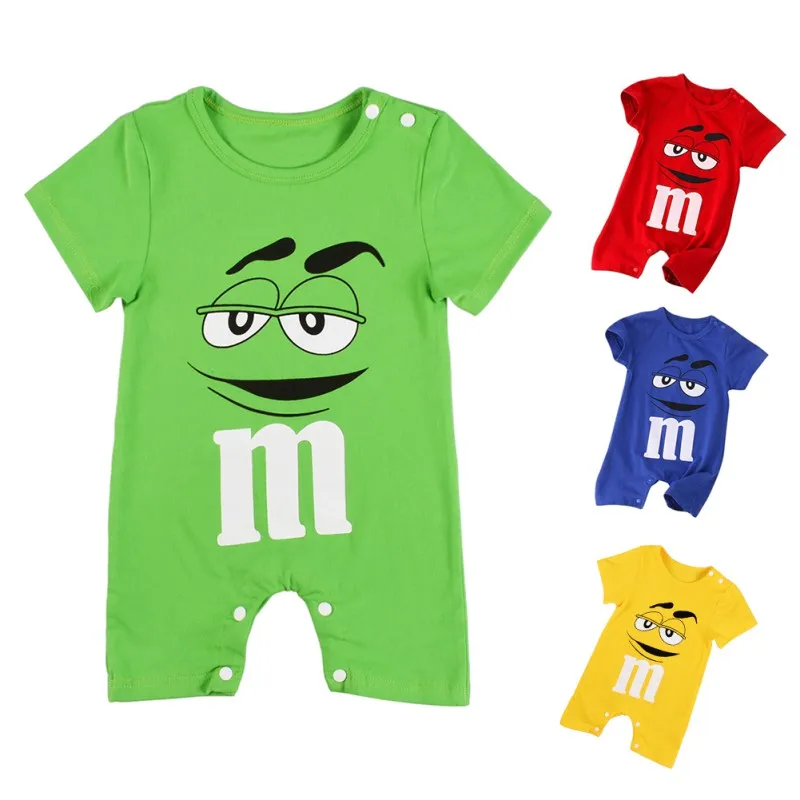 Newborn Baby Rompers Cartoon Autumn Long Sleeve Cute Cotton Boy Girl Jumpsuits Clothes 0-18M Climb Rompe | Мать и ребенок
