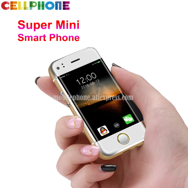 Мило! Super Mini Смартфон на Android 6S 7S I7 I7S I8 X MTK четырехъядерный процессор 1 ГБ 8 две SIM