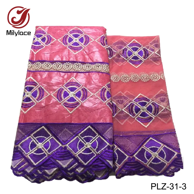 New coming nigerian bazin cotton fabric with beads design hot selling 2 in 1 guinea for party PLZ-31 | Дом и сад