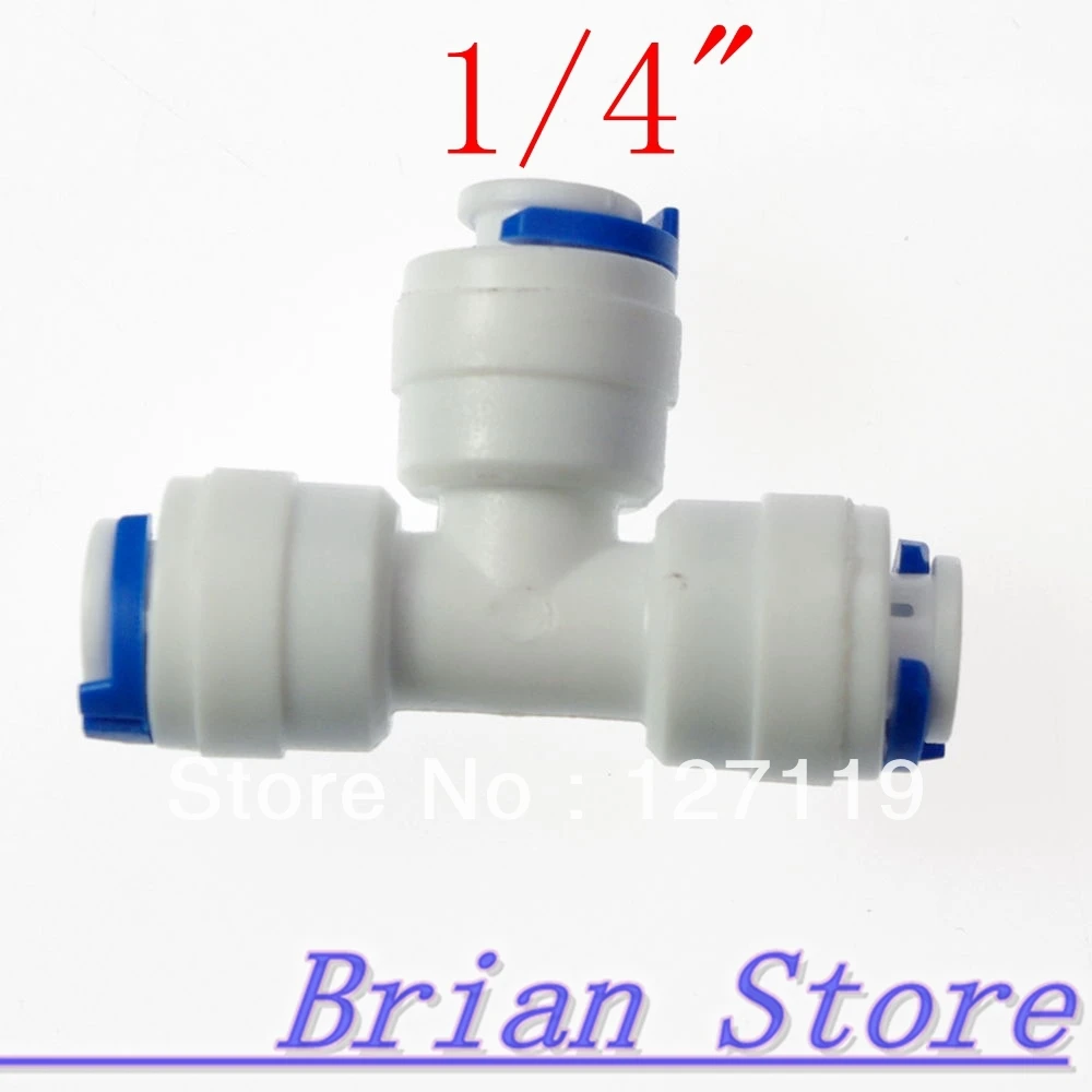 

Шланг с наружным диаметром 1/4 дюйма, быстрое соединение, равного типа, т, обратный осмос, аквариумная система