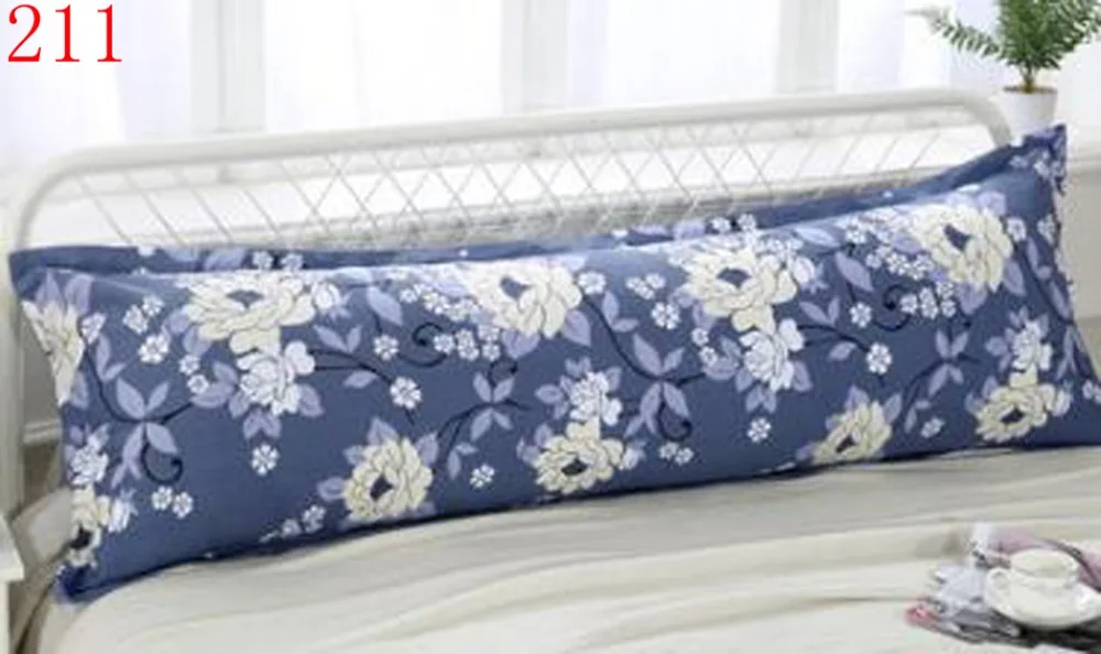 Plaid Home 1 Cotton Double Pillowcases Long Pillow Case Sack 45x120cm 45x150cm Cover Pillowslip Bedding Pillowcase | Дом и сад