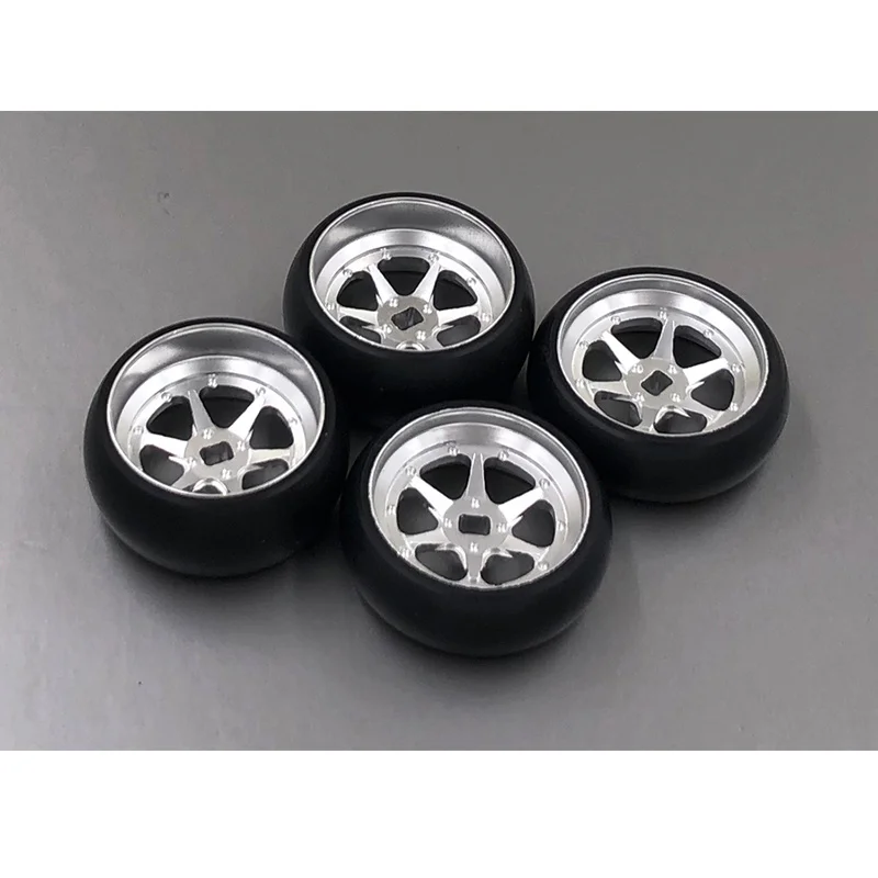 20mm 4pcs narrow 4 шт./лот обновленные аксессуары 1:28 MINI-Z MINI-D MINI-Q Высокоточный дрейф имитация комаров автомобиля металла для колес Стикеры для колеса шины/20 мм/22 мм - Цвет: 20mm 4pcs narrow